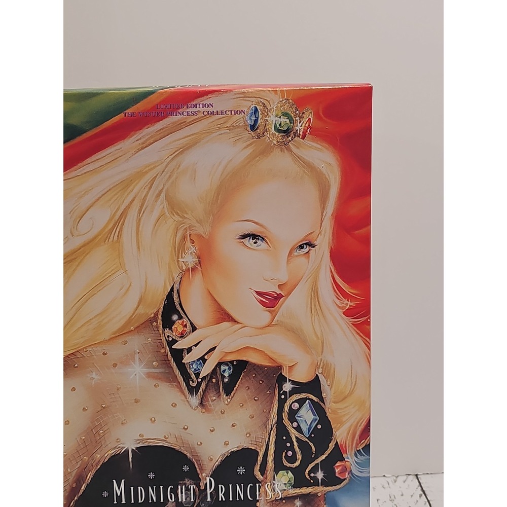 New 1997 Mattel Midnight Princess Barbie Fashion Doll Winter Collection 17780 - Picture 3 of 16